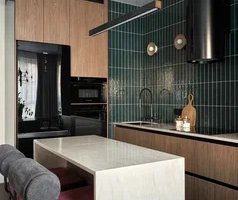 Кухня угловая с островом - Мебельная фабрика «ММК»