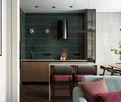 Кухня угловая с островом - Мебельная фабрика «ММК»