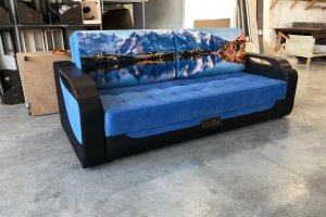 Прямой диван Милан 3 - Мебельная фабрика «Идеал»