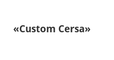 Мебельная фабрика «Custom Cersa»