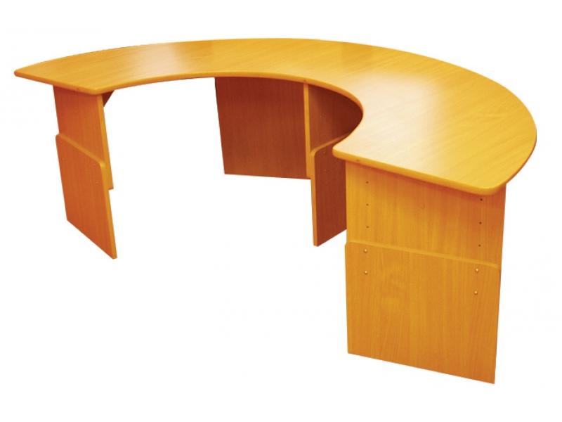 Стол полукруг. Стол письменный полукруглый. Полукруглый стол. Стол полукруглый офисный. Стол угловой закругленный.