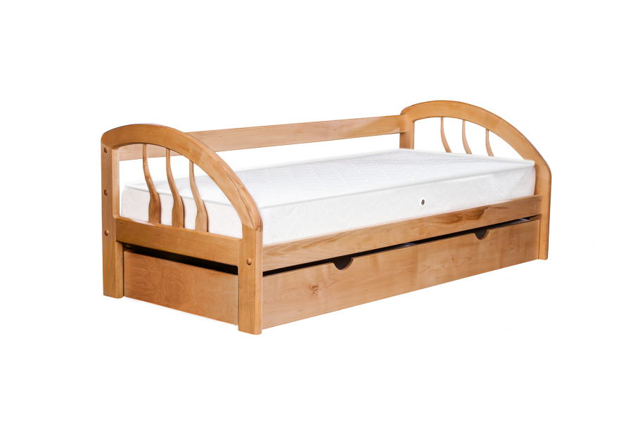 Кровать из массива бука. Кровать Адмирал 90х190 бук. Кровать детская из массива бука. Односпальная кровать массив бука.