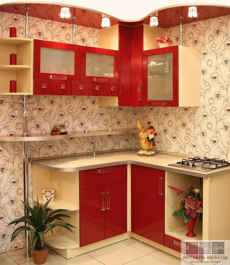 Фото кухни мебель для небольшой кухни