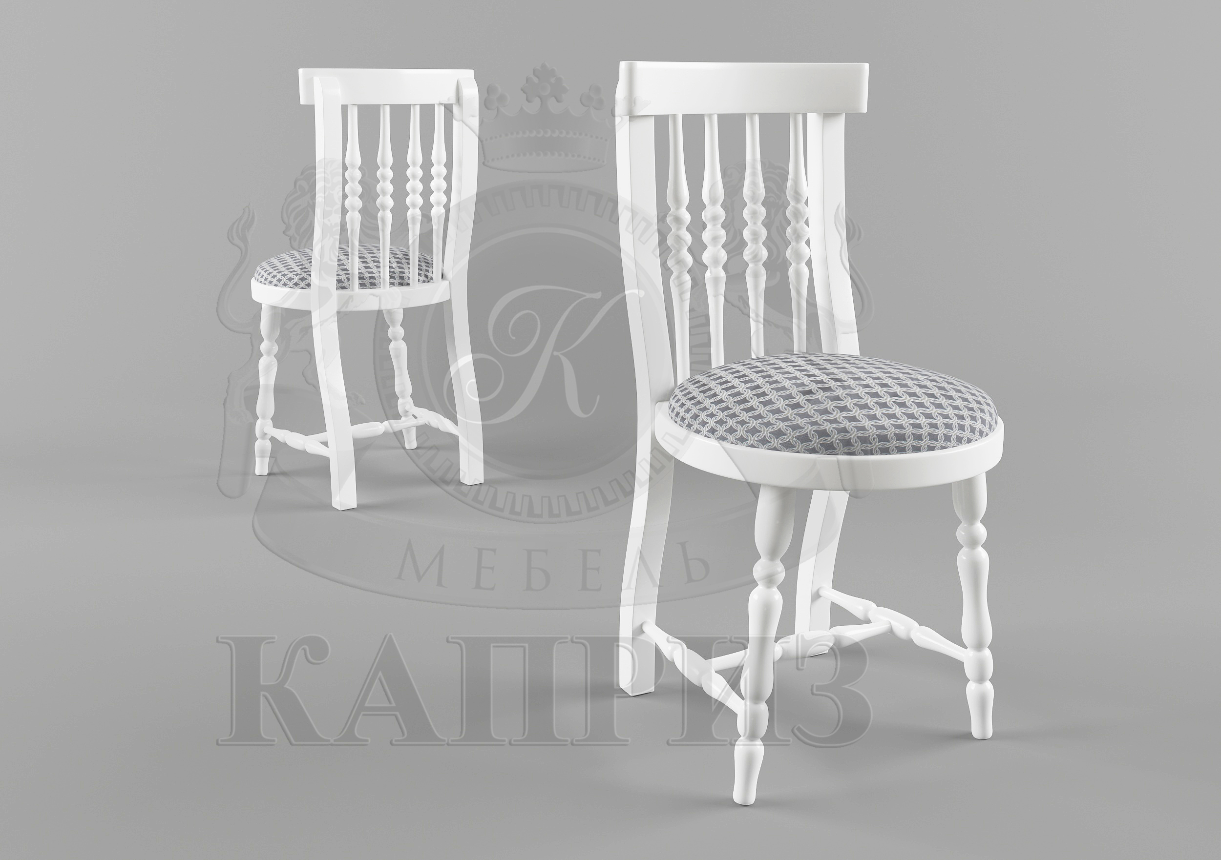 красивые белые стулья на кухню