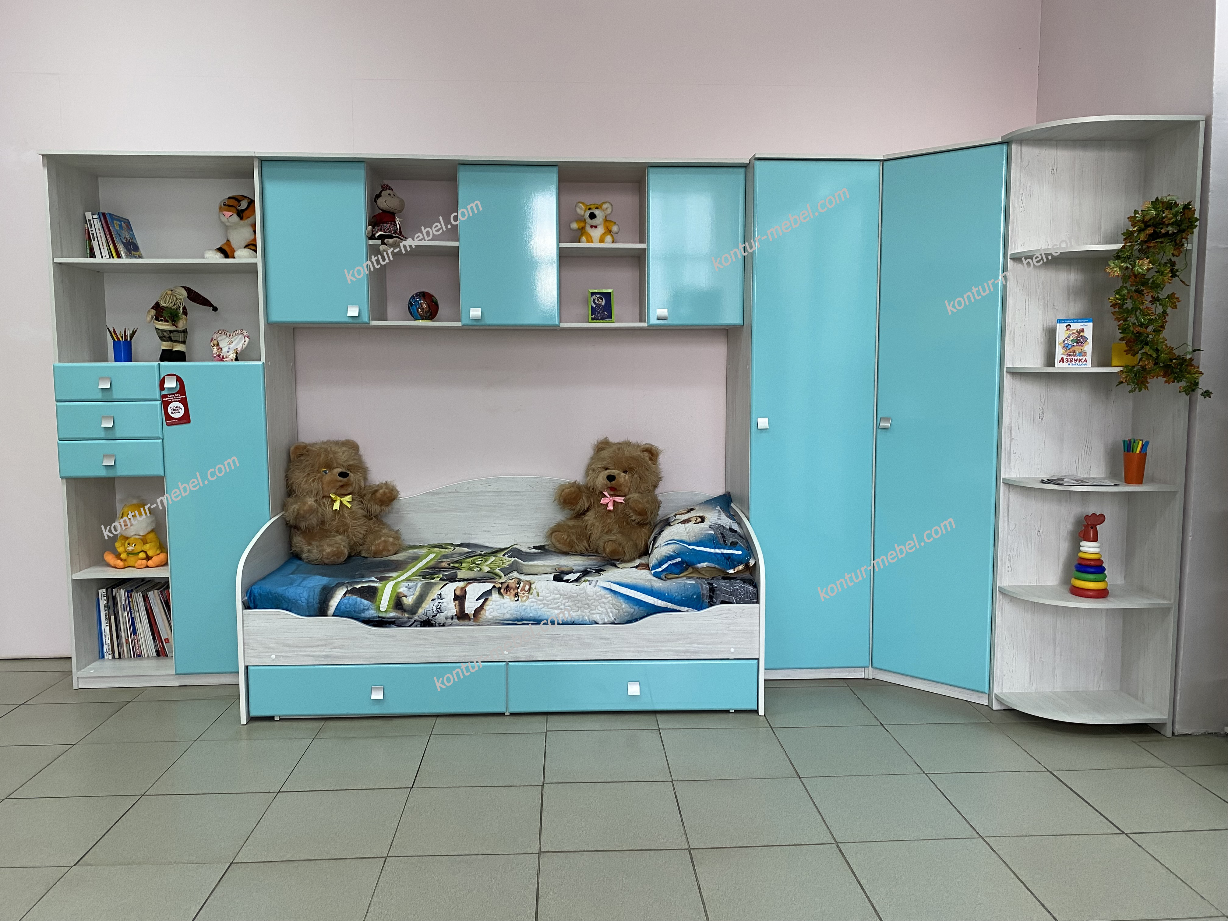 детская мебель с глянцевыми фасадами