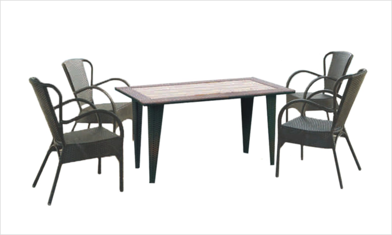 Комплект мебели LFT-3059/t3125-60x60 Silver 2+1