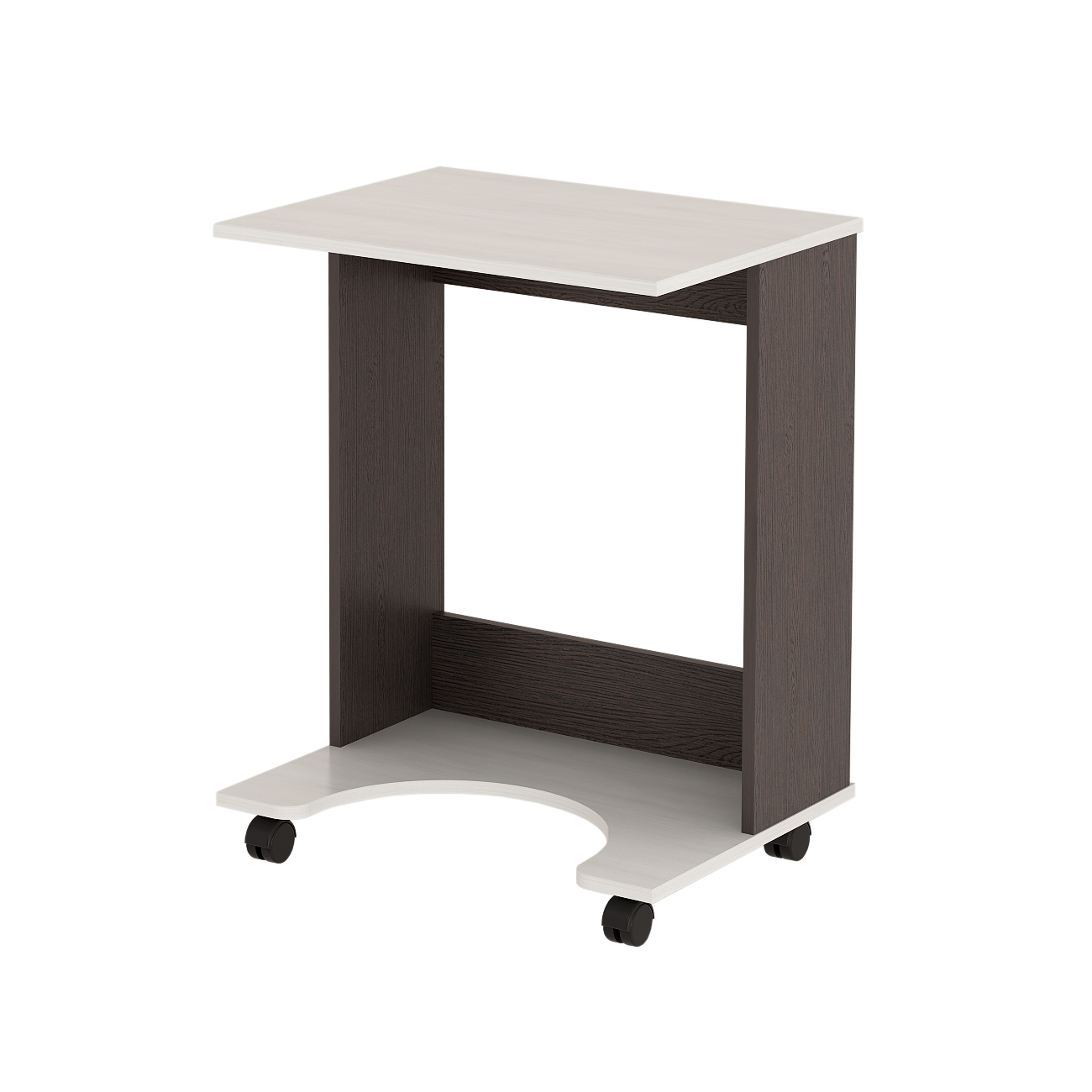 Маленький стол для ноутбука серый