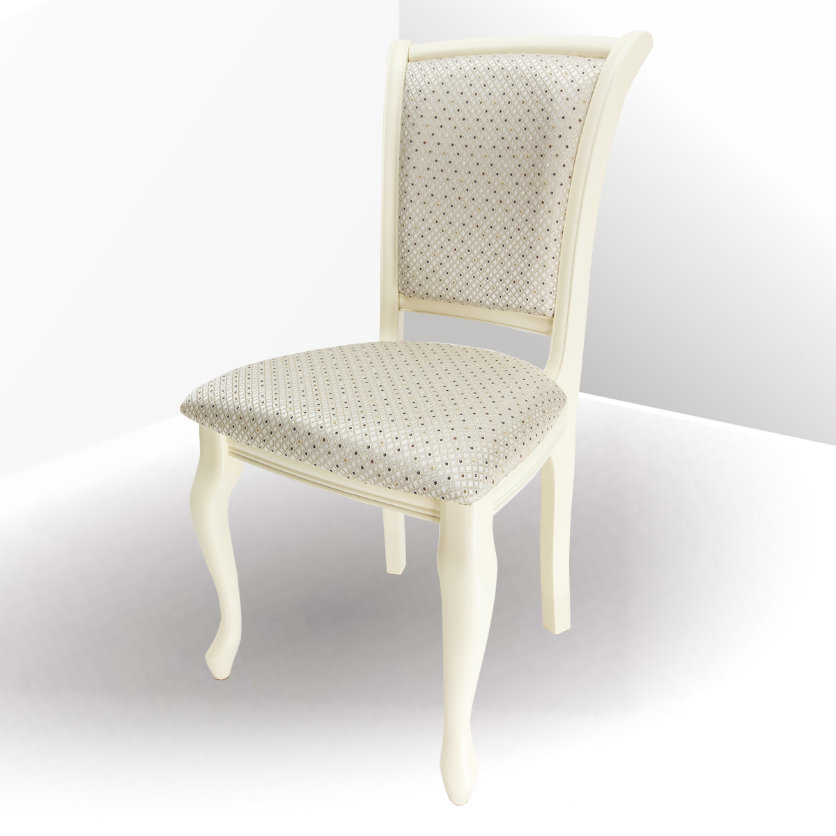 белые стулья с мягким сиденьем