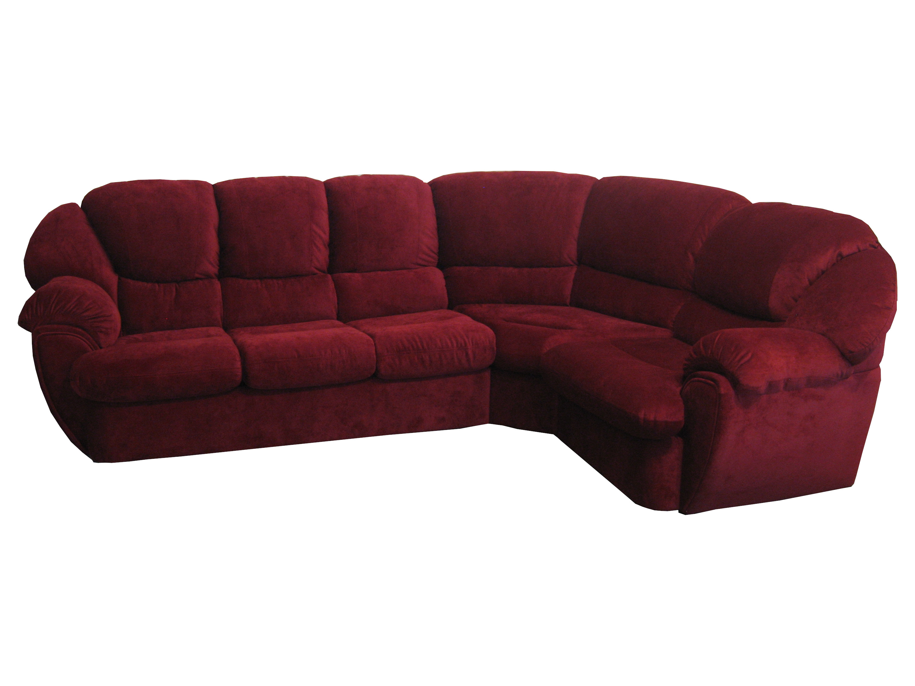 МOON 107 бордовый угловой диван