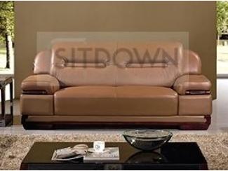 Двухместный кожаный диван Корсика - Мебельная фабрика «Sitdown»