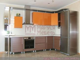 Кухня угловая Оранжевая - Мебельная фабрика «Маруся Мебель»