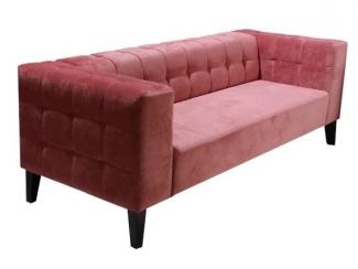 Новый розовый диван AKN-5606 - Мебельная фабрика «Металл Плекс»
