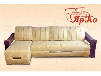 Угловой диван с оттоманкой Корвет