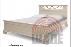 Кровать Феникс с красивым изголовьем - Мебельная фабрика «ВМК-Шале»