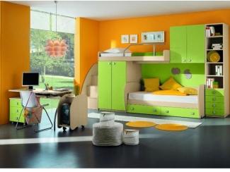 Зеленая мебель для детской  - Мебельная фабрика «Вектра-мебель»