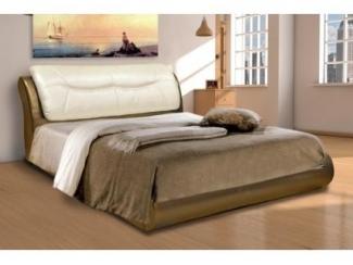 Двухспальная кожзам кровать Луиза 