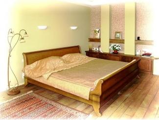 Кровать двухспальная из дуба - Мебельная фабрика «Мебель Парк»