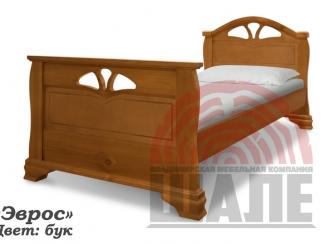 Кровать деревянная Эврос - Мебельная фабрика «ВМК-Шале»