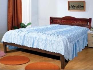 Кровать двухспальная на ножках Надежда 2 - Мебельная фабрика «Мебель-АРС»