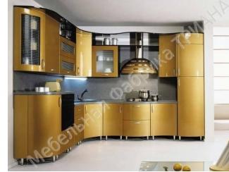 Золотой кухонный гарнитур Октом - Мебельная фабрика «Триана»