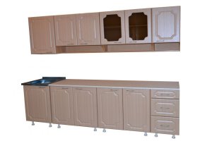 Набор мебели для кухни 2,5 м - Мебельная фабрика «Алтайский Мебельщик»