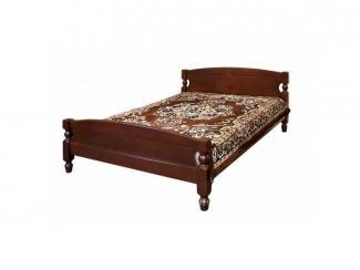 Двуспальная кровать из массива 1426 - Мебельная фабрика «ЛюксБелМебель»