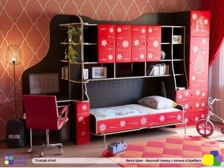 Детская стенка с откидной кроватью Триумф 4 - Мебельная фабрика «Happy home»