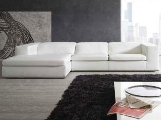 Большой белый диван Ванко - Мебельная фабрика «МКмебель»