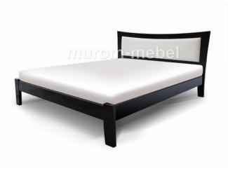 Кровать с тканевой вставкой Аврора - Мебельная фабрика «Муром-Мебель»