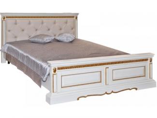 Кровать с мягкой спинкой Милана 16п П294.05 - Мебельная фабрика «Пинскдрев»