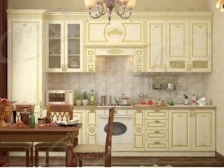 Кухня прямая в цвете слоновая кость Фрейя - Мебельная фабрика «Ладос-мебель»