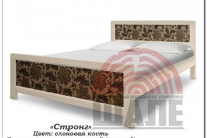 Кровать Стронг слоновая кость - Мебельная фабрика «ВМК-Шале»