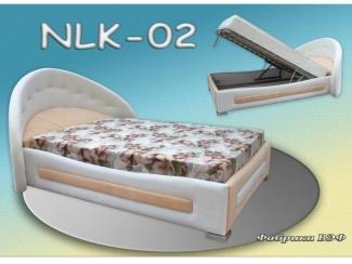 Мягкая кровать с подъемным механизмом NLK-02 - Мебельная фабрика «ВЭФ»
