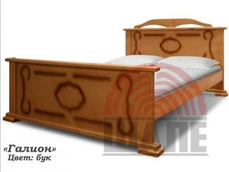 Коричневая кровать Галион  - Мебельная фабрика «ВМК-Шале»
