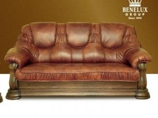 Кожаный диван Grizzly - Мебельная фабрика «Мебельный Край»