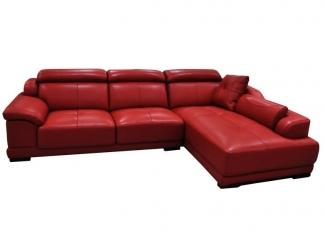 Красный Угловой диван Бьюти Арт - Мебельная фабрика «Nature Mark»