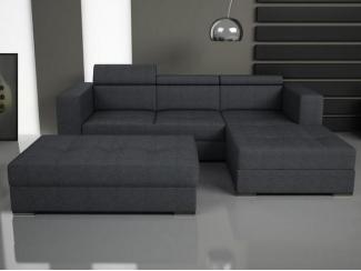 Темный угловой диван Alex  - Мебельная фабрика «МКмебель»