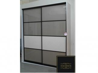 Шкаф-купе с белыми вставками - Мебельная фабрика «STAR мебель»