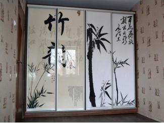 Шкаф-купе с рисунками на стекле Бали - Мебельная фабрика «Анкор»