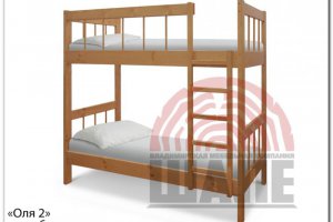 Двухъярусная кровать Оля 2 - Мебельная фабрика «ВМК-Шале»