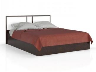 Кровать с мягким изголовьем из экокожи Милена  - Мебельная фабрика «Фран»