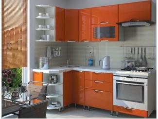 Оранжевая кухня  - Мебельная фабрика «Интерьер»