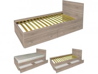 Кровать с простым изголовьем  - Мебельная фабрика «Техсервис»