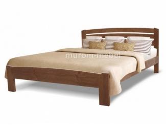 Двуспальная кровать из массива дерева Магнолия  - Мебельная фабрика «Муром-Мебель»