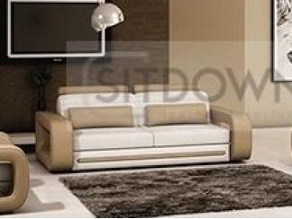 Светлый диван с выдвижными подголовниками Андре