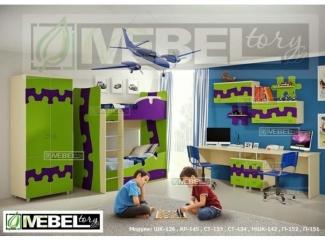 Модульная  детская Лола 1 - Мебельная фабрика «Мебель Тори»