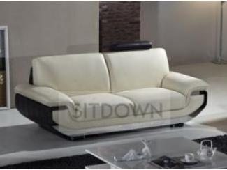 небольшой кожаный диван Танга  - Мебельная фабрика «Sitdown»