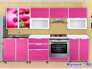 Розовый кухонный гарнитур - Мебельная фабрика «С-Корпус»