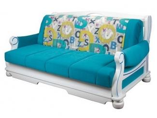 Яркий голубой диван Фея 28  - Мебельная фабрика «Лаама»