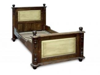 Кровать из массива сосны, коллекция Классика  - Мебельная фабрика «Грин Лайн»